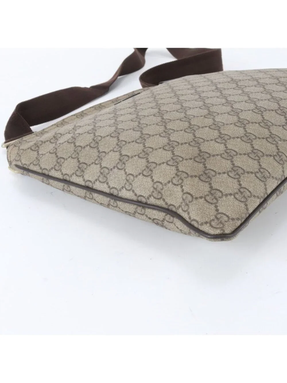 Gucci GG Supreme Leather Shoulder Bag Crossbody Messenger Business Tote